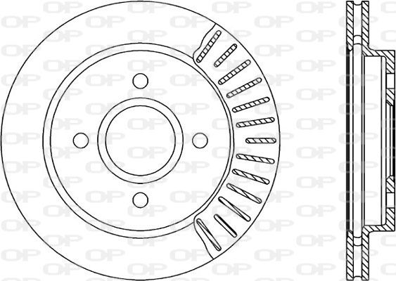 OPEN PARTS Jarrulevy BDR1185.20